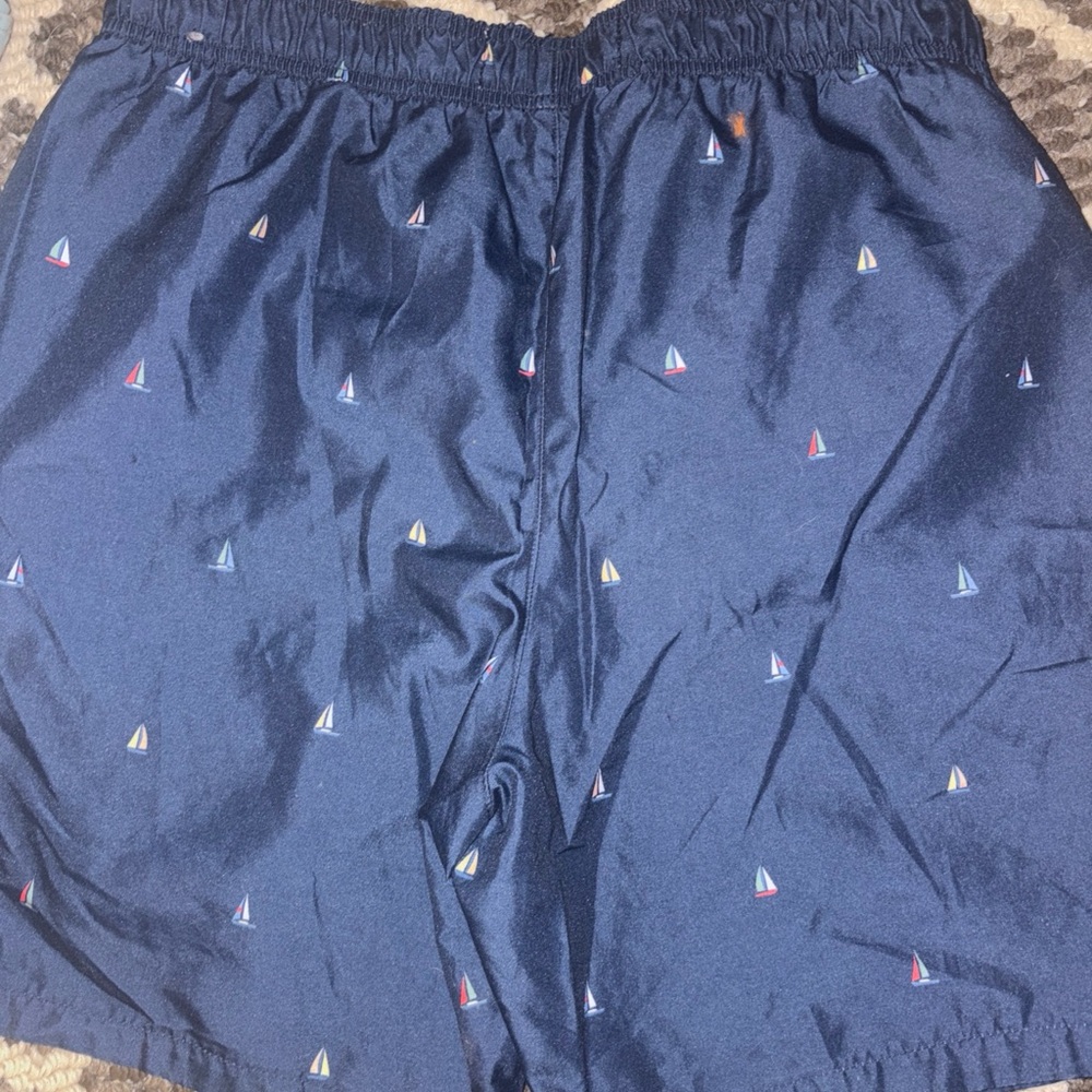 Abercrombie & Fitch Navy Blue Athletic Shorts